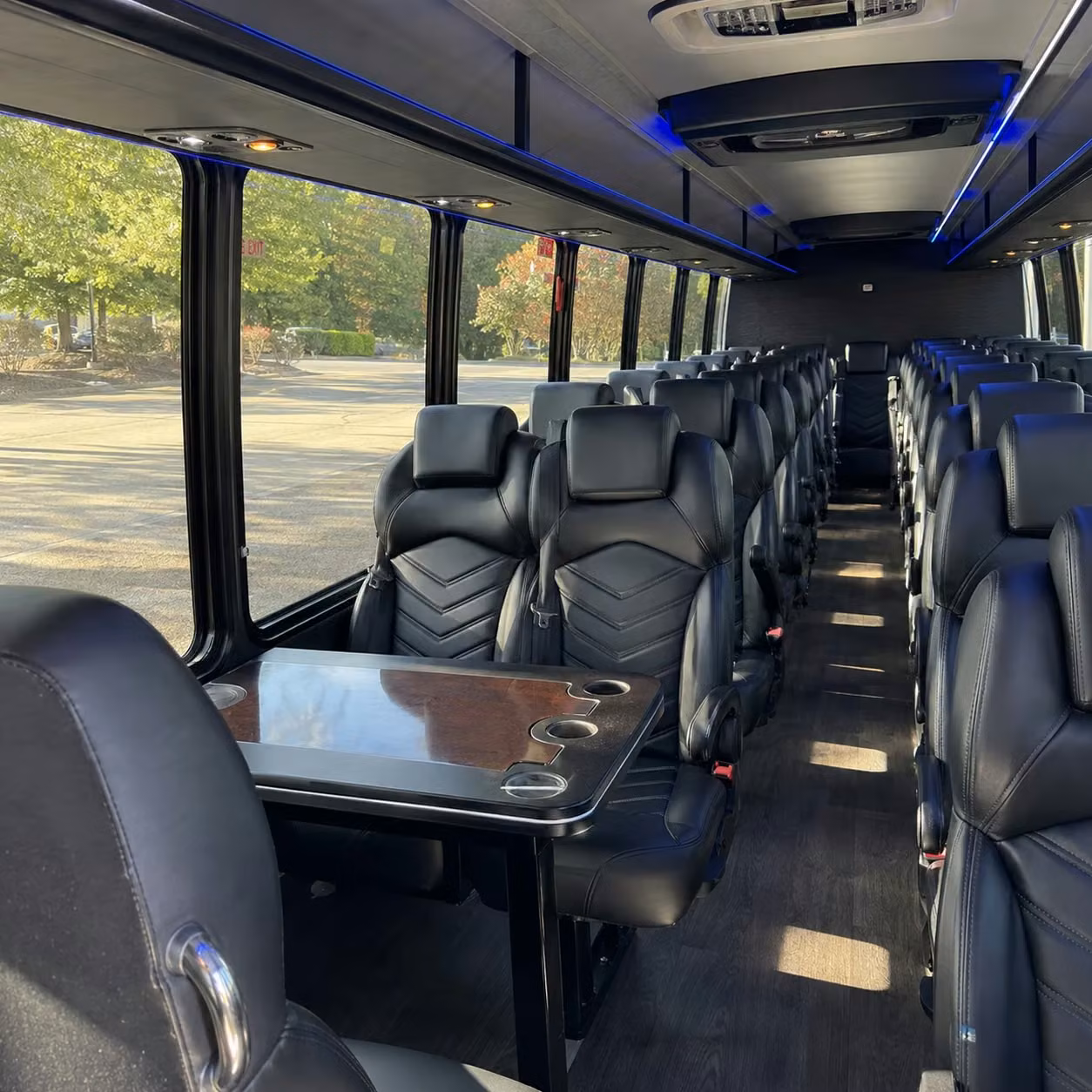 30 passenger minibus inside