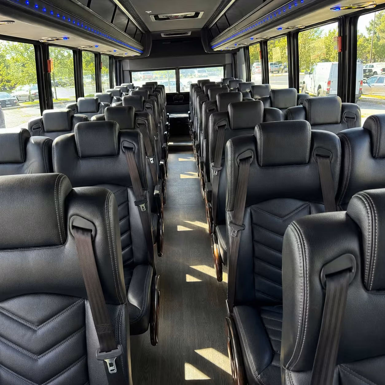 35 passenger minibus interior