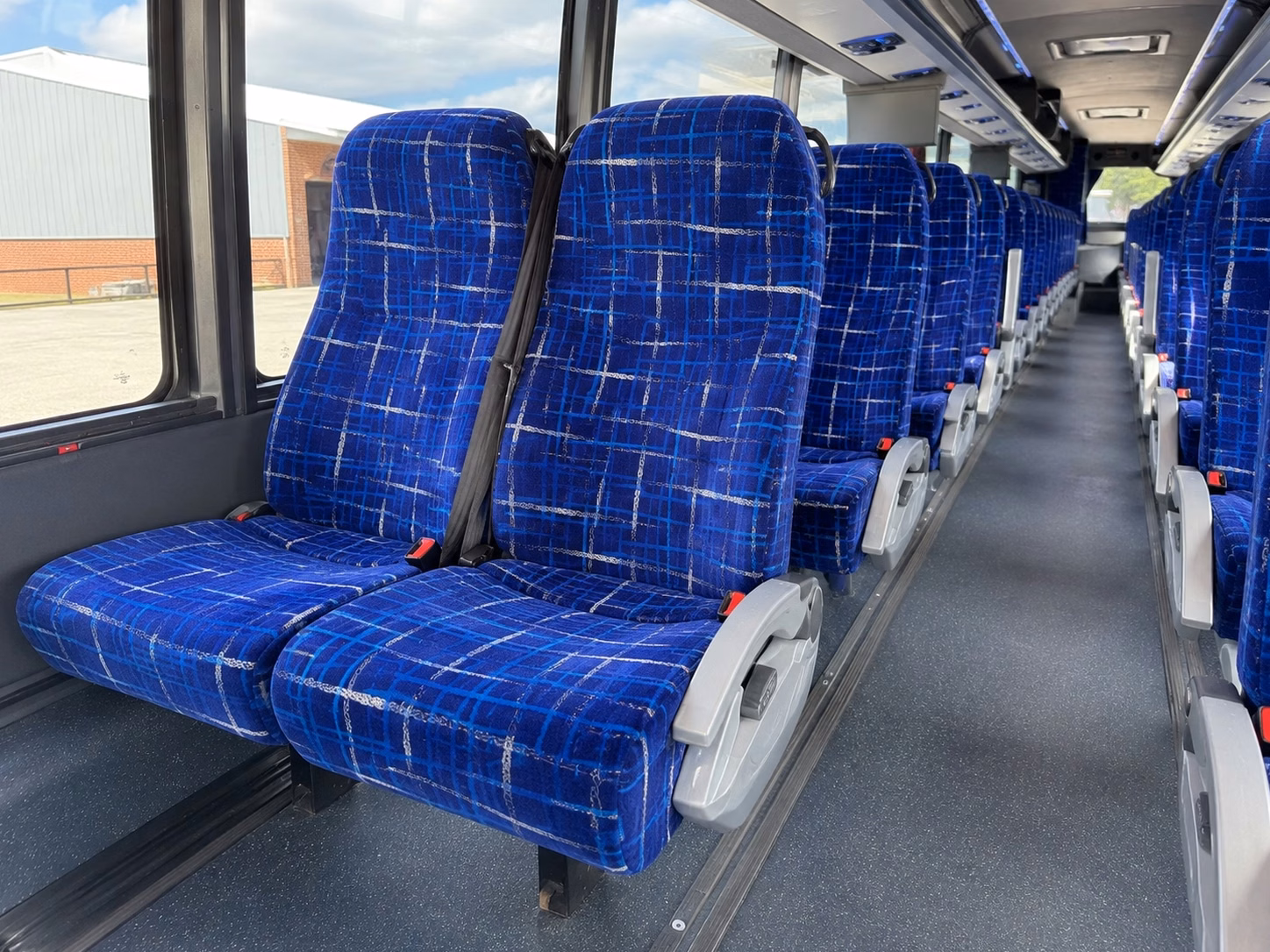 modesto charter bus interior