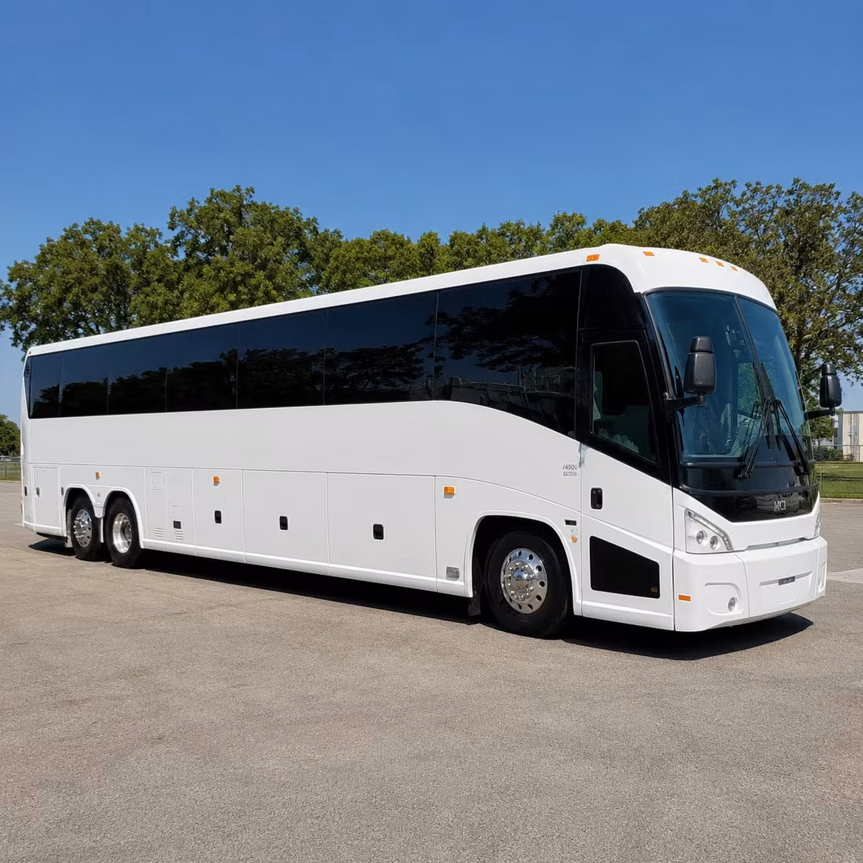 modesto charter bus rental exterior