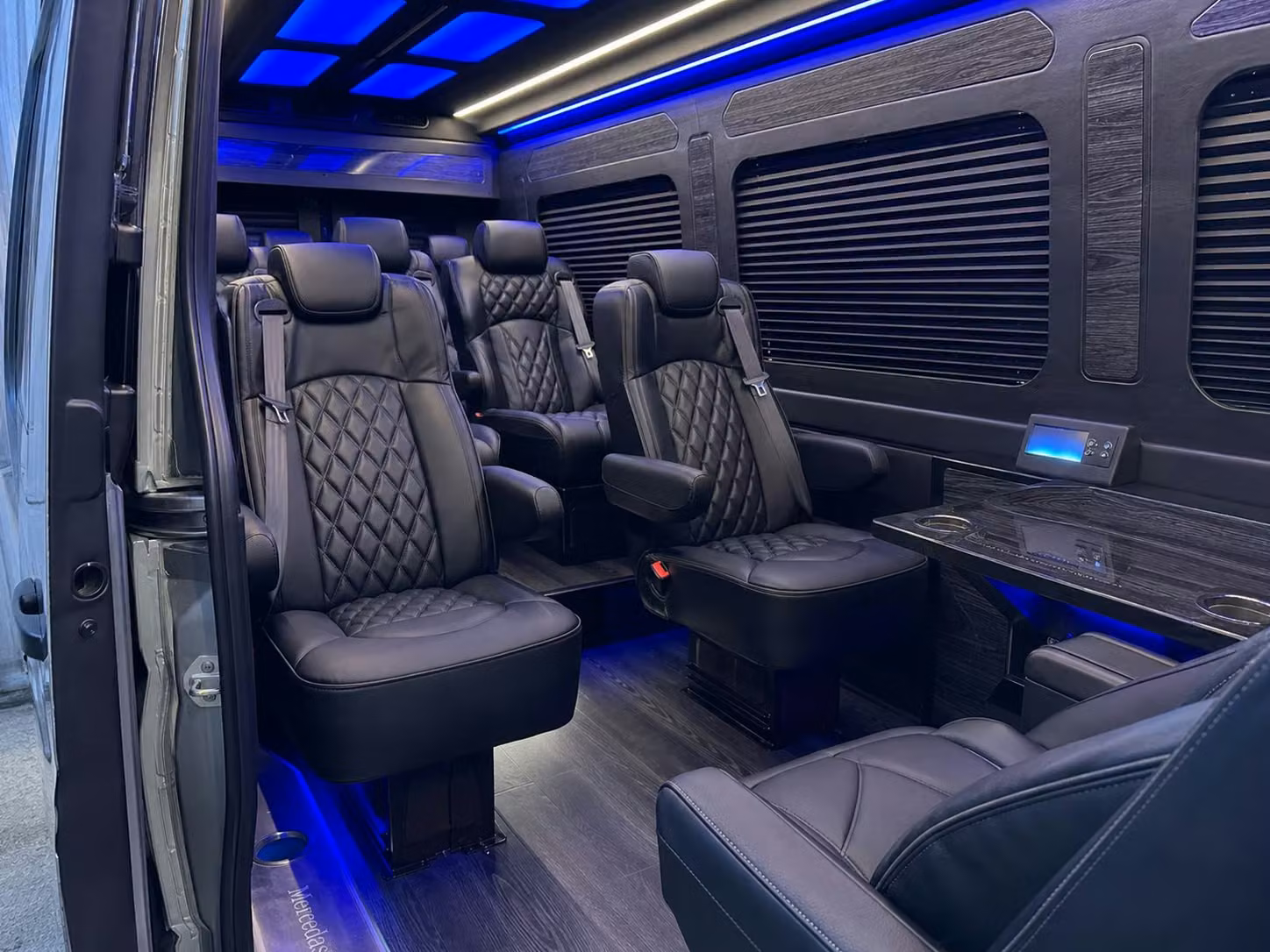 sprinter van transportation for groups and events across modesto