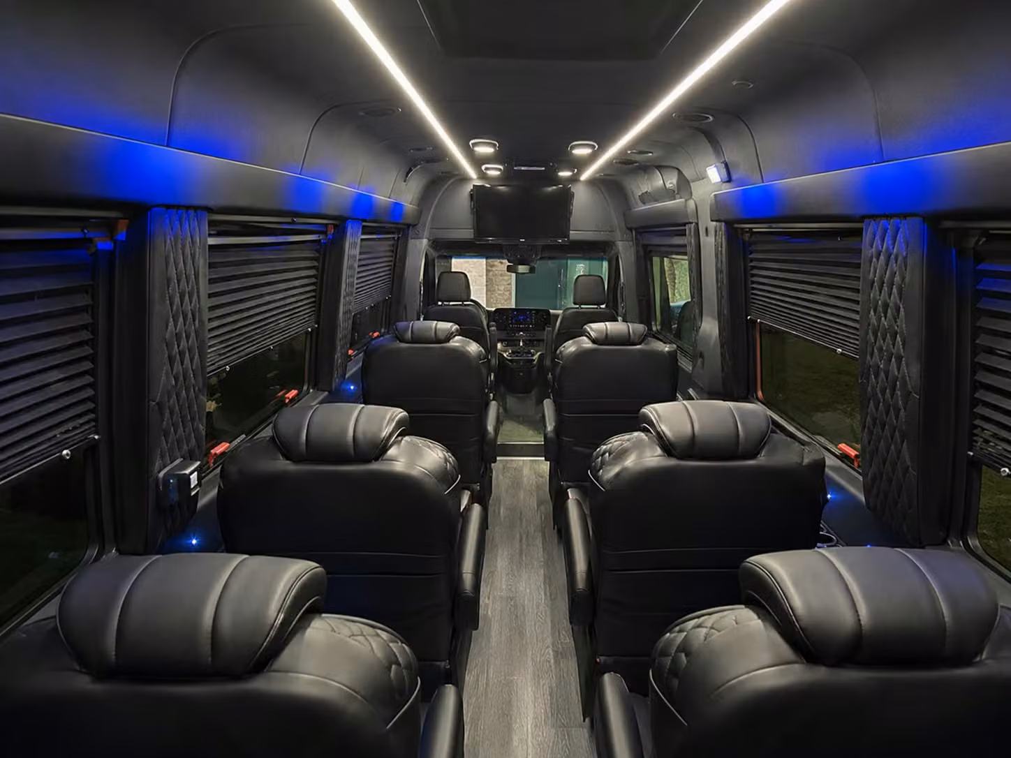 sprinter van with driver interior